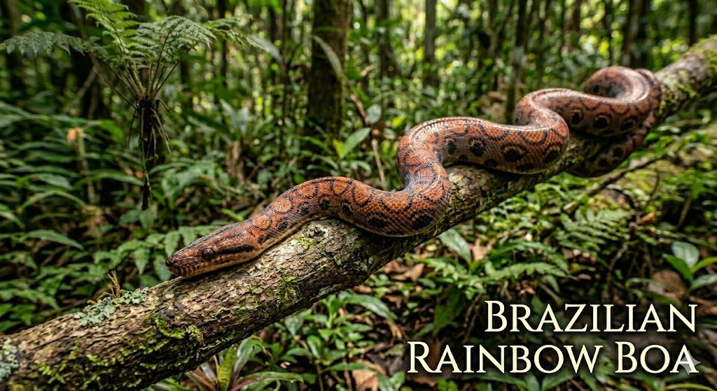 Brazilian rainbow boa